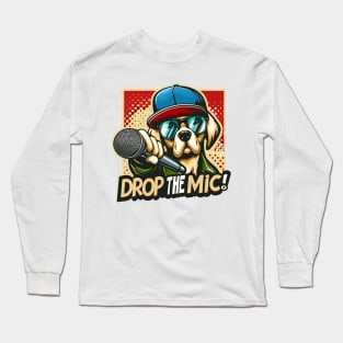 Drop the mic! Long Sleeve T-Shirt